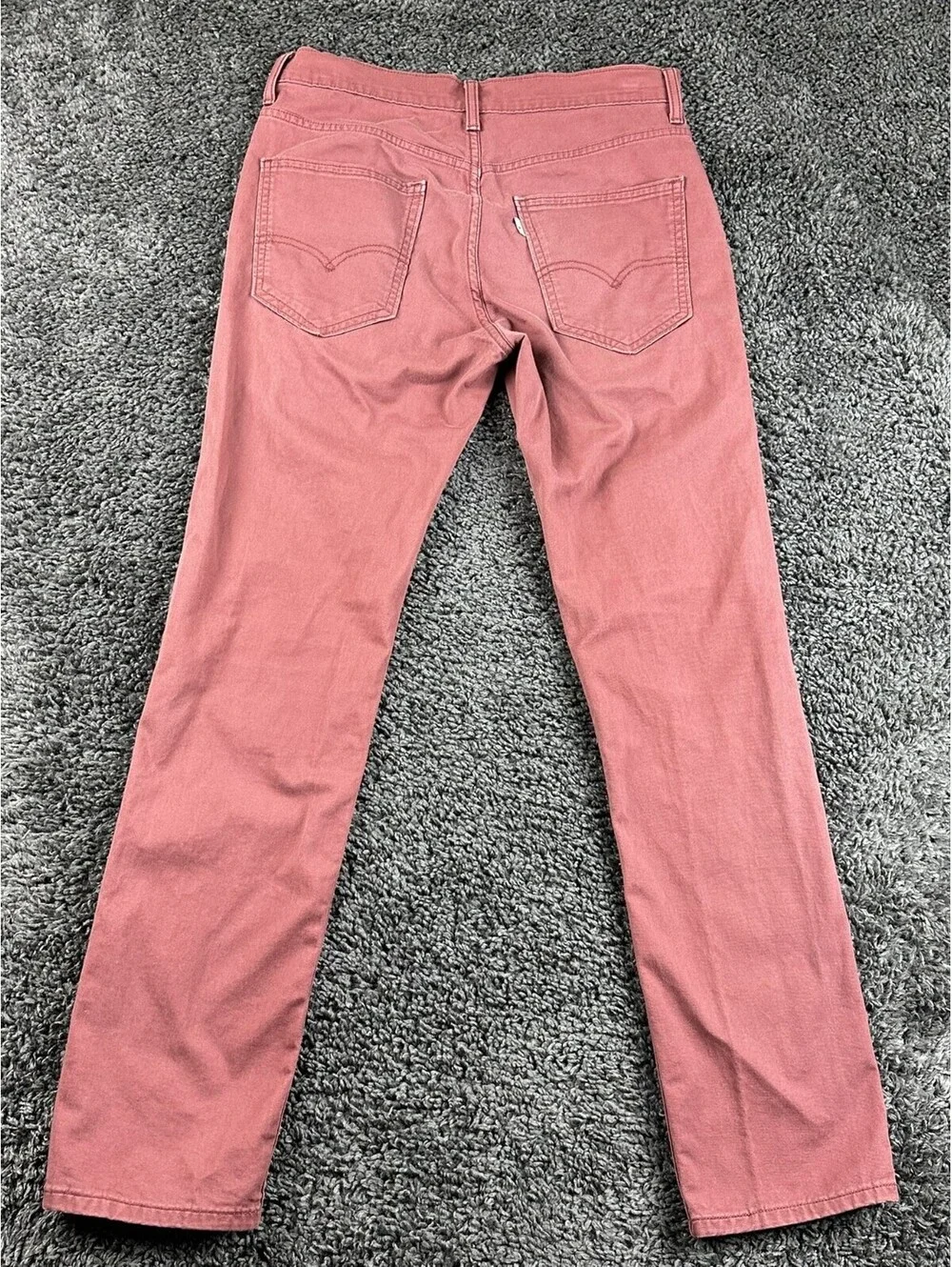 Levi’s 511 Hybrid Slim Fit Pants Men’s Red Brick Twill Straight Leg 30x32